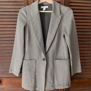 H&M houndstooth blazer